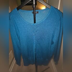 Premise Teal Cardigan Sweater